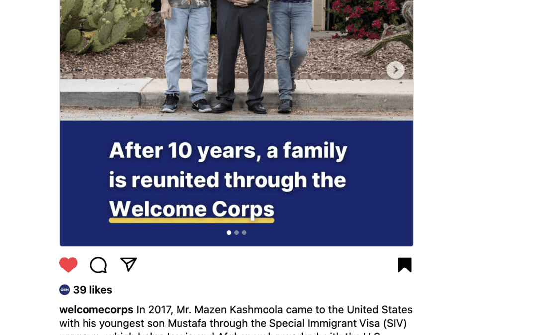 Published: Welcome Corps